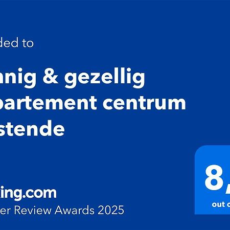 Zonnig & Gezellig Appartement Centrum Oostende Dış mekan fotoğraf
