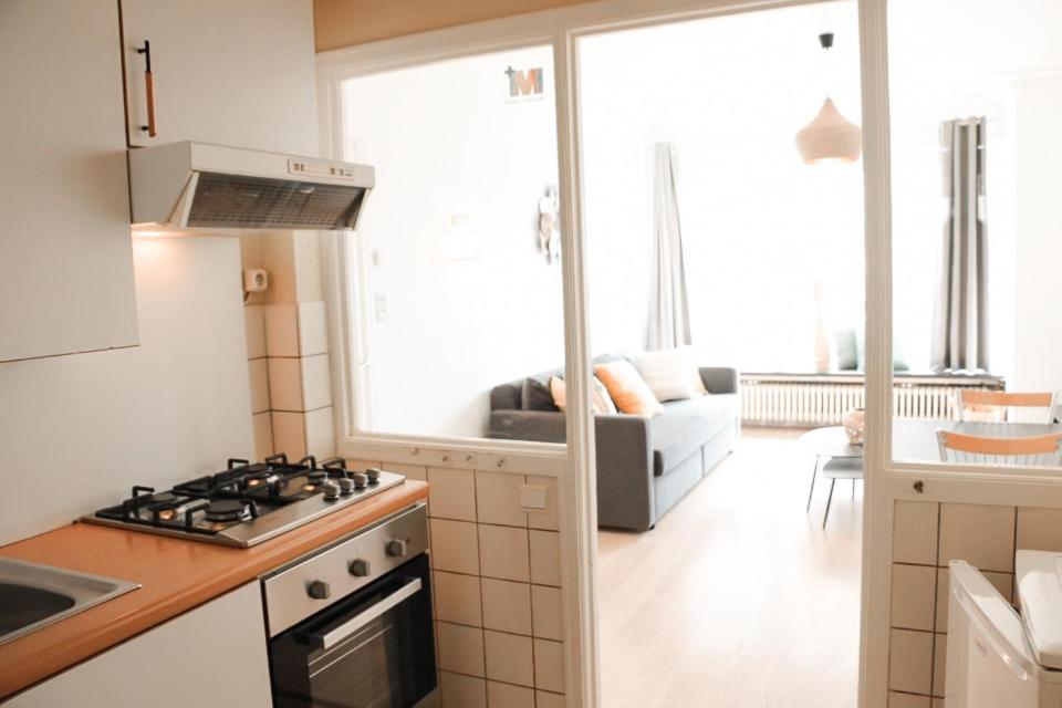 Zonnig & Gezellig Appartement Centrum Oostende Dış mekan fotoğraf