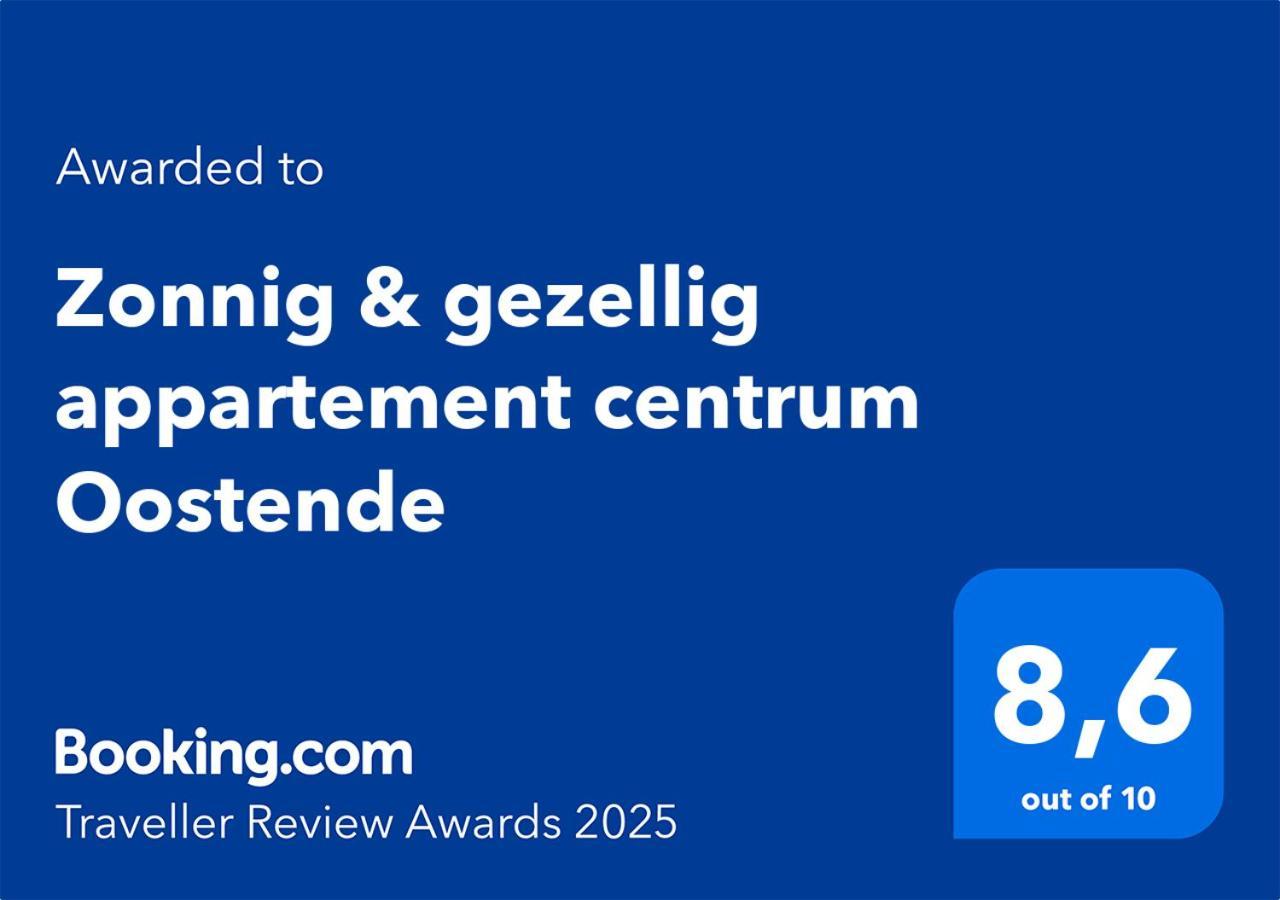 Zonnig & Gezellig Appartement Centrum Oostende Dış mekan fotoğraf