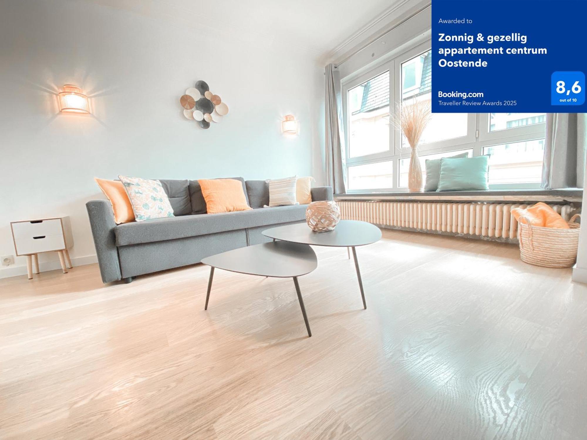 Zonnig & Gezellig Appartement Centrum Oostende Dış mekan fotoğraf